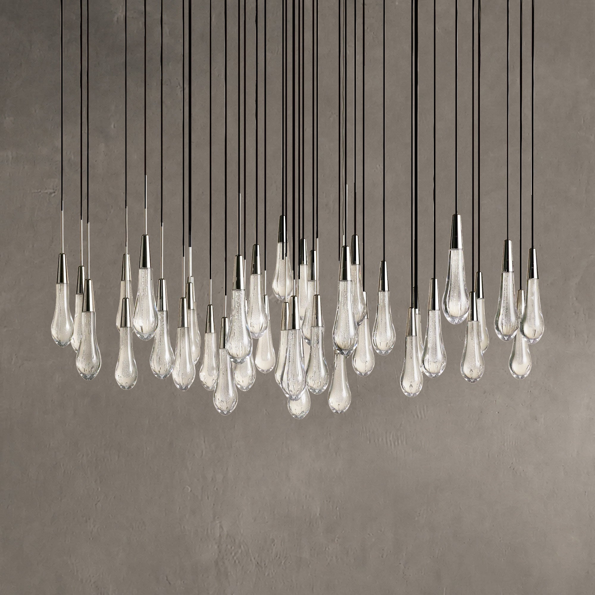 Soltaire Round Chandelier 17" 24" 36“ 58“