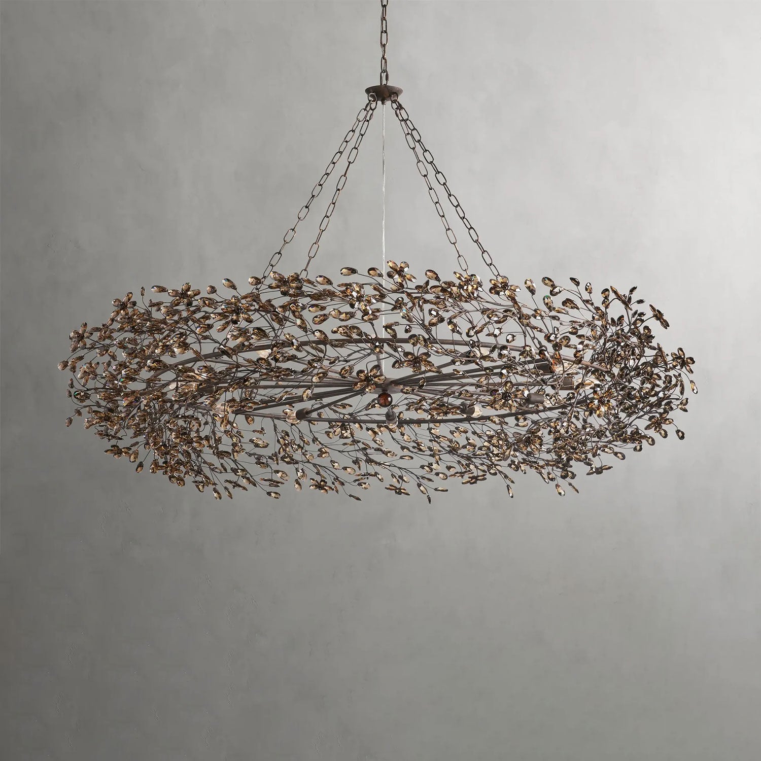 Fiore Crown Chandelier 39" 48" 60"