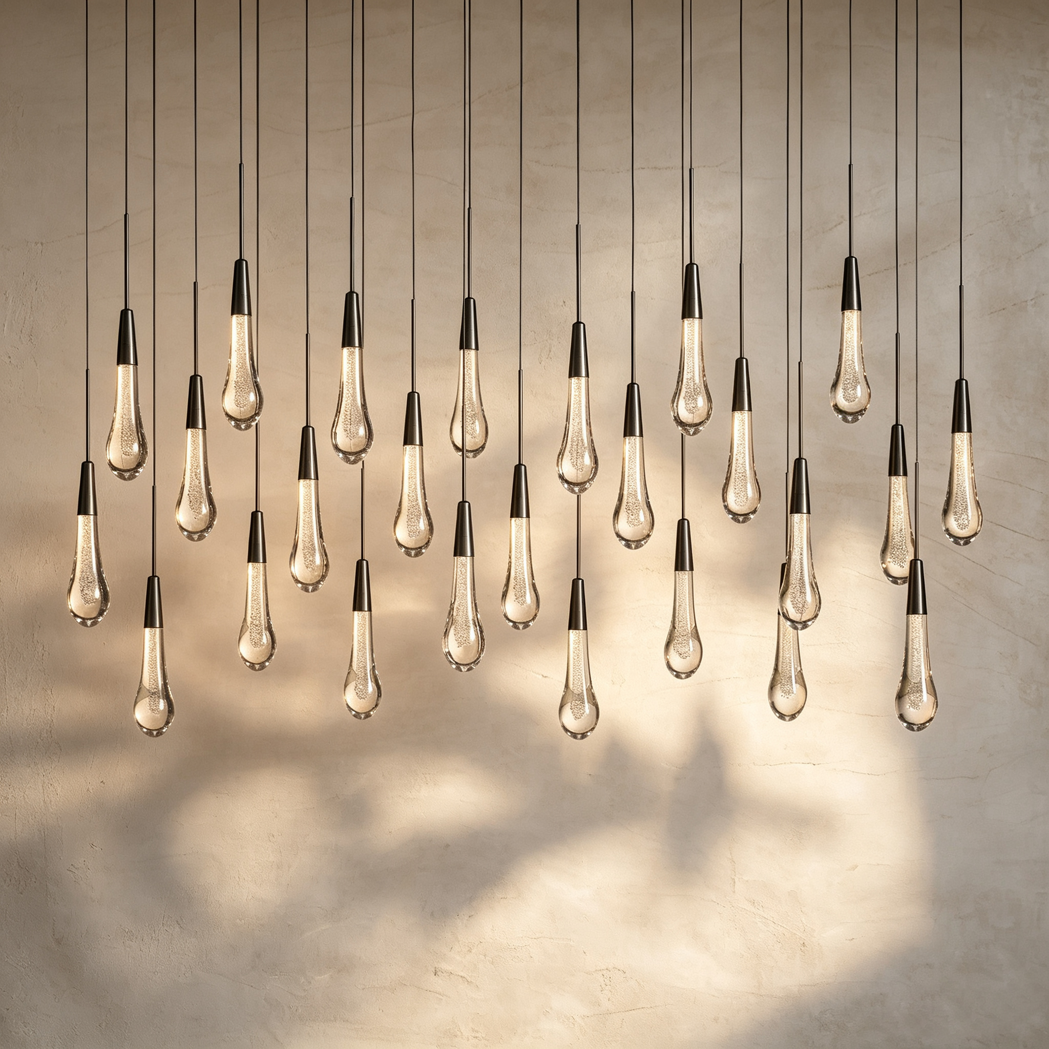 Soltaire Linear Chandelier 37"50"70"