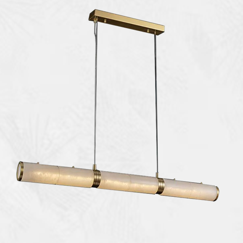 Culoud Modern Linear Alabaster Chandelier