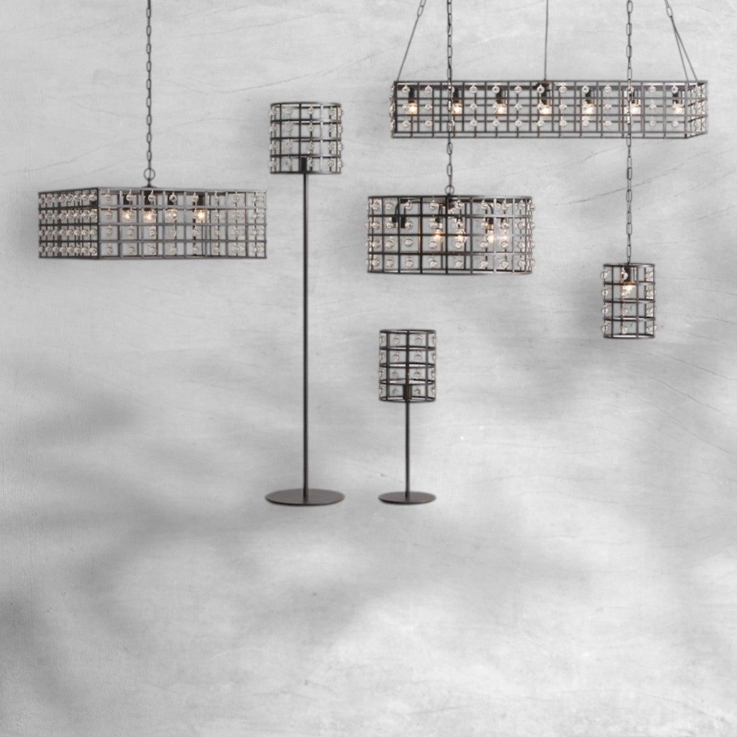 La Cage Round Chandelier 6/8/12 Light