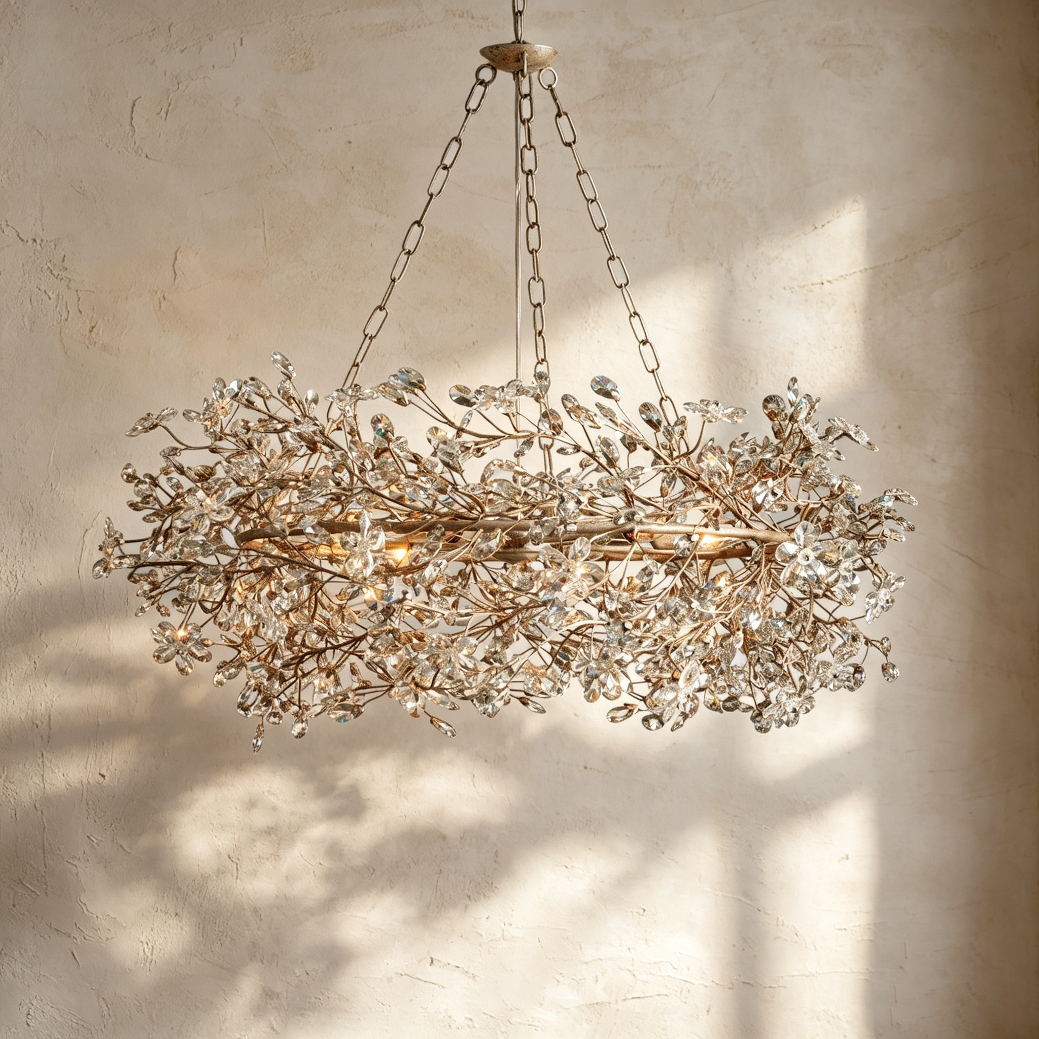 Fiore Crown Chandelier 39" 48" 60"
