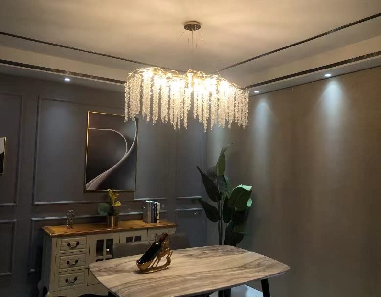 Branch Style Ceiling Light Crystal Icicle Chandelier