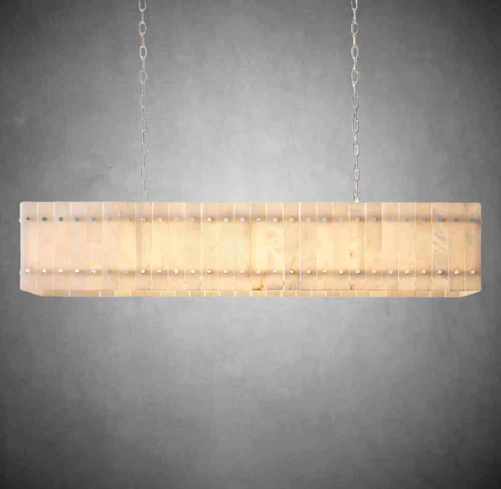 Marcus Alabaster Linear Chandelier