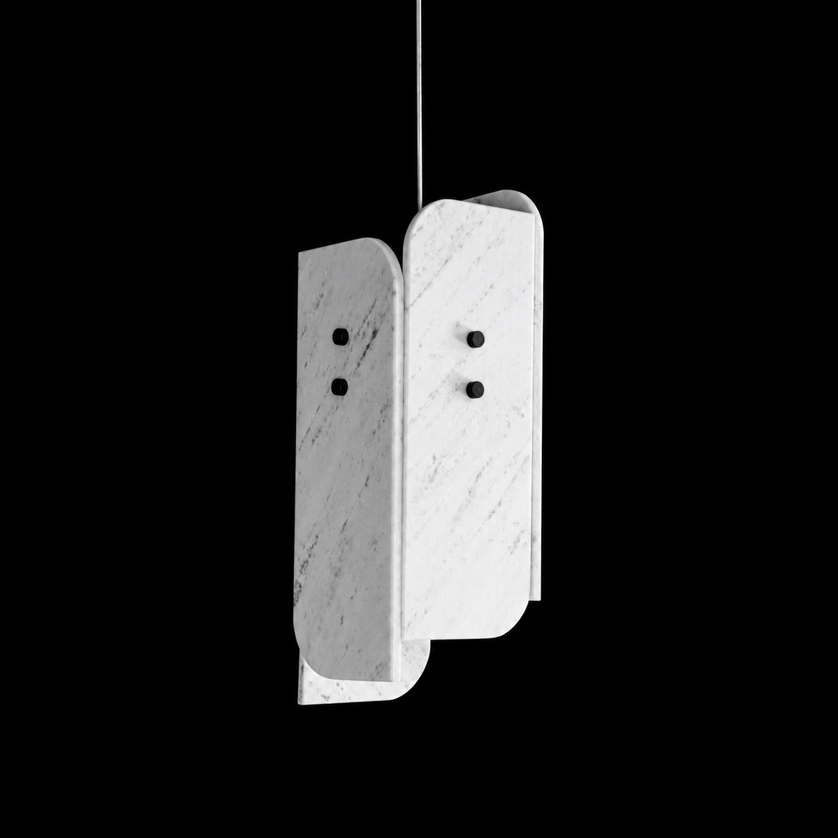 Modern Sculptural LuxuryStone Pendant Light