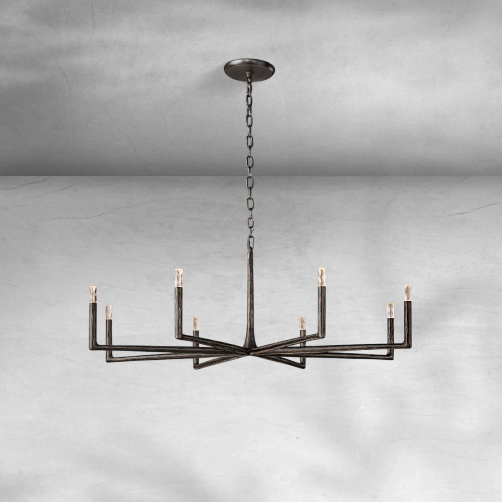 Thalen Forged Round Chandelier 36" 48” 60” 72”