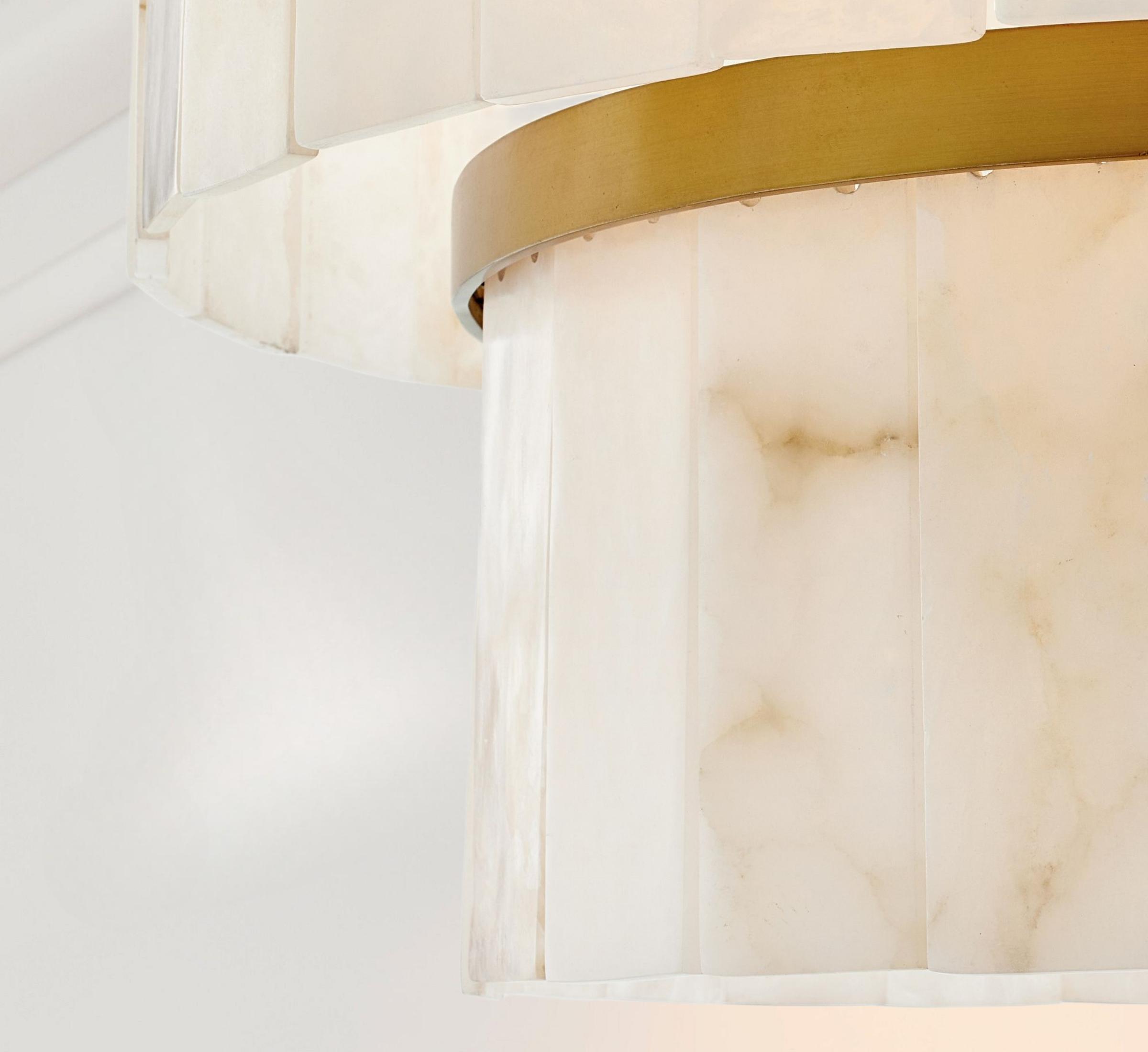 Windham Alabaster 3 Tier Chandelier