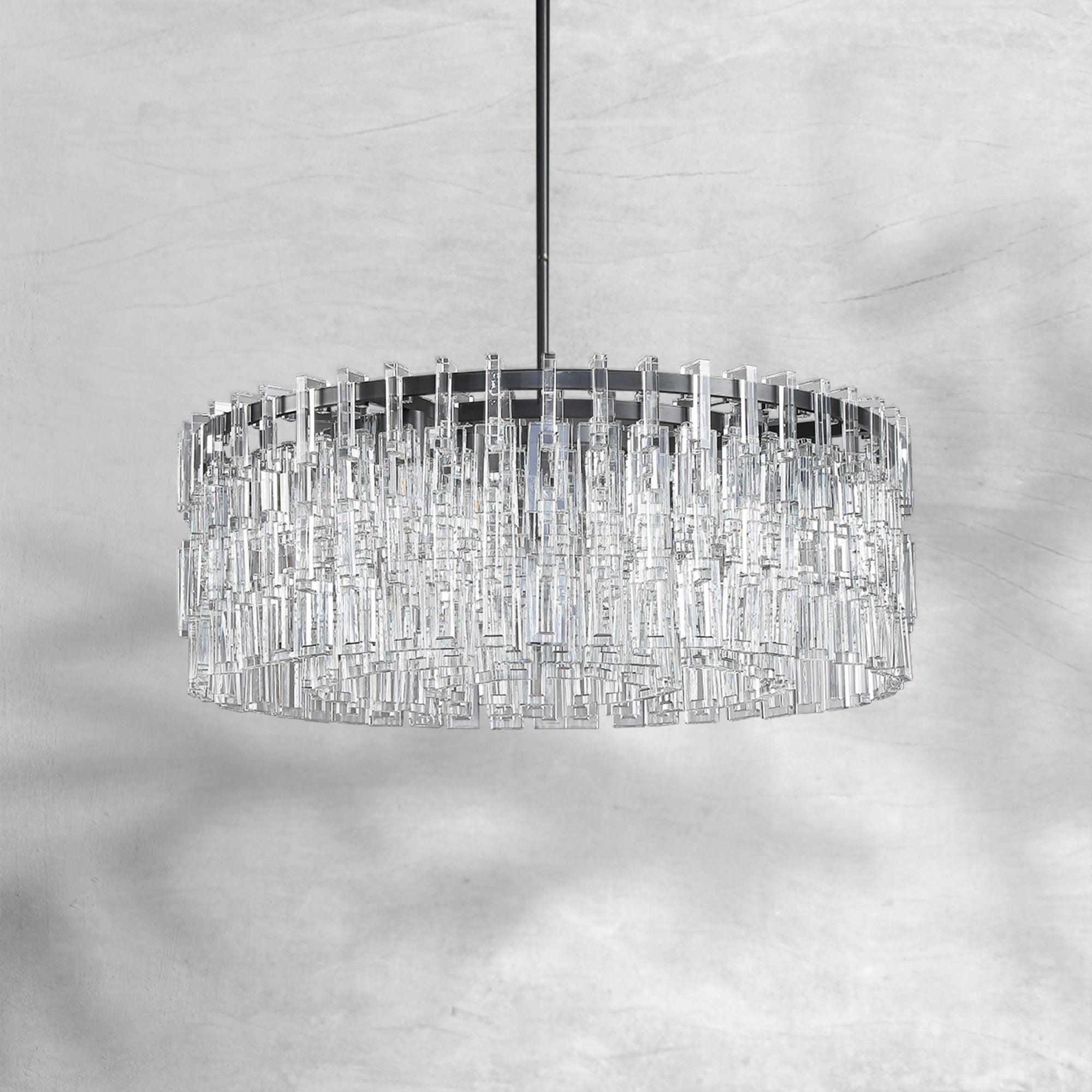 Montis Modern Round Chandelier 36"