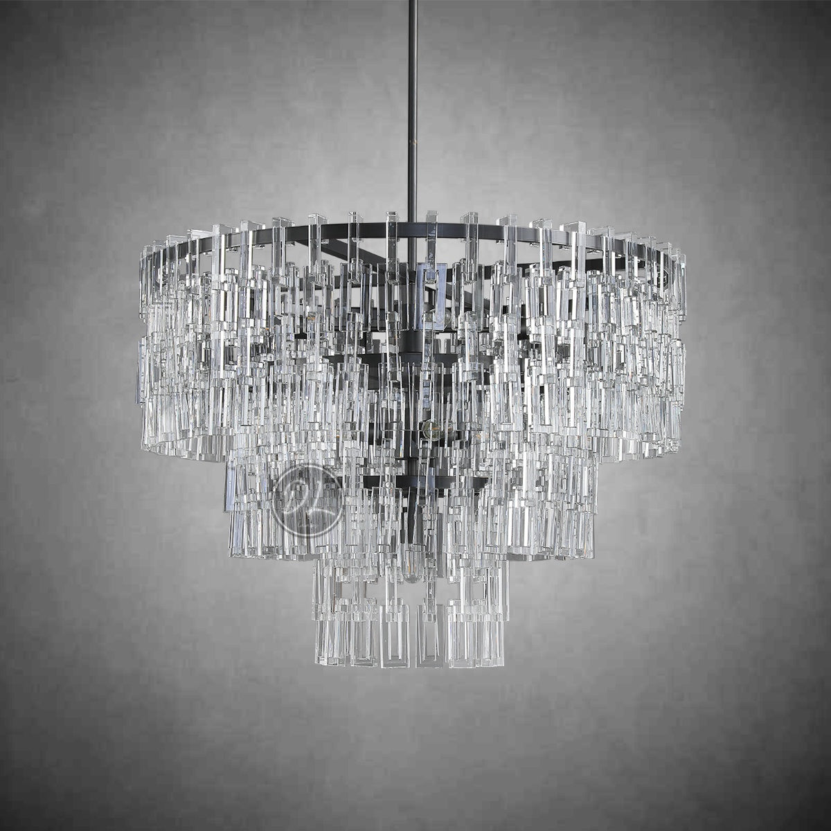 Marige 4-Tier Round Chandelier 48"