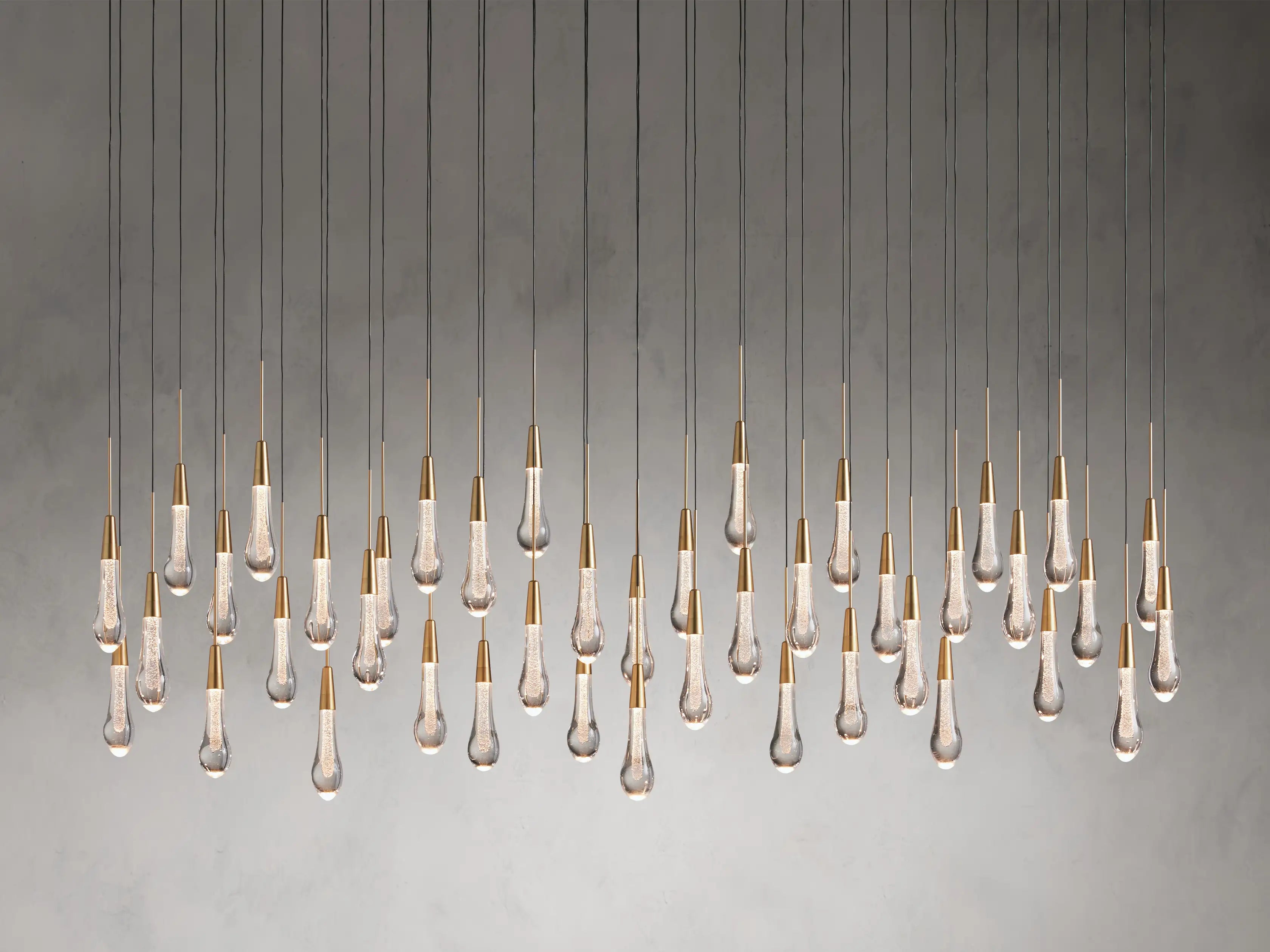 Soltaire Linear Chandelier 37"50"70"87"120"