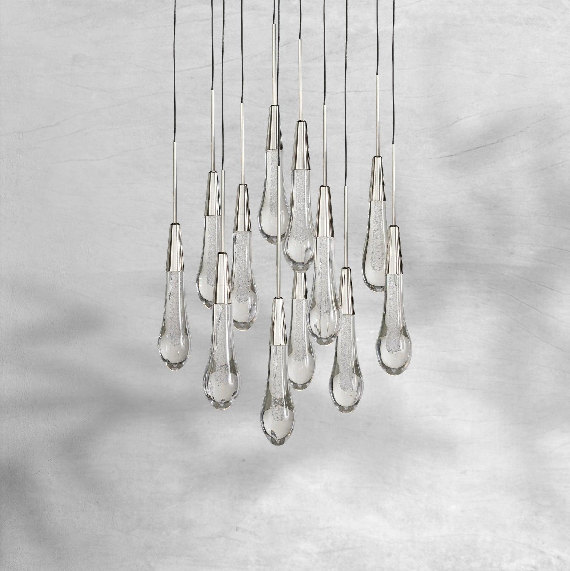 Soltaire Round Chandelier 17" 24" 36“ 48''58“