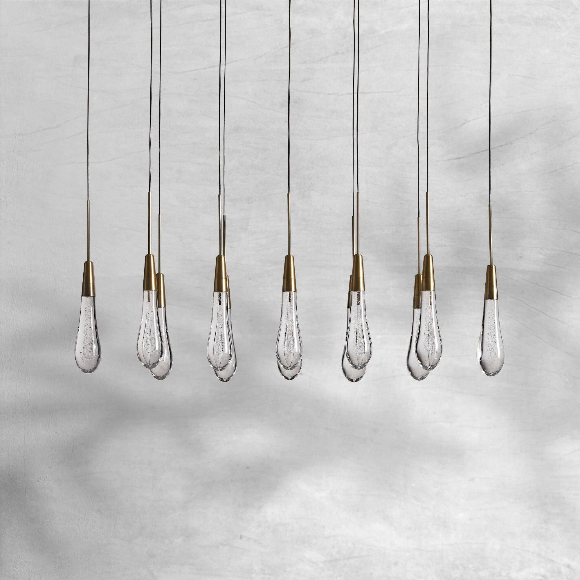 Soltaire Linear Chandelier 37"50"70"87"120"