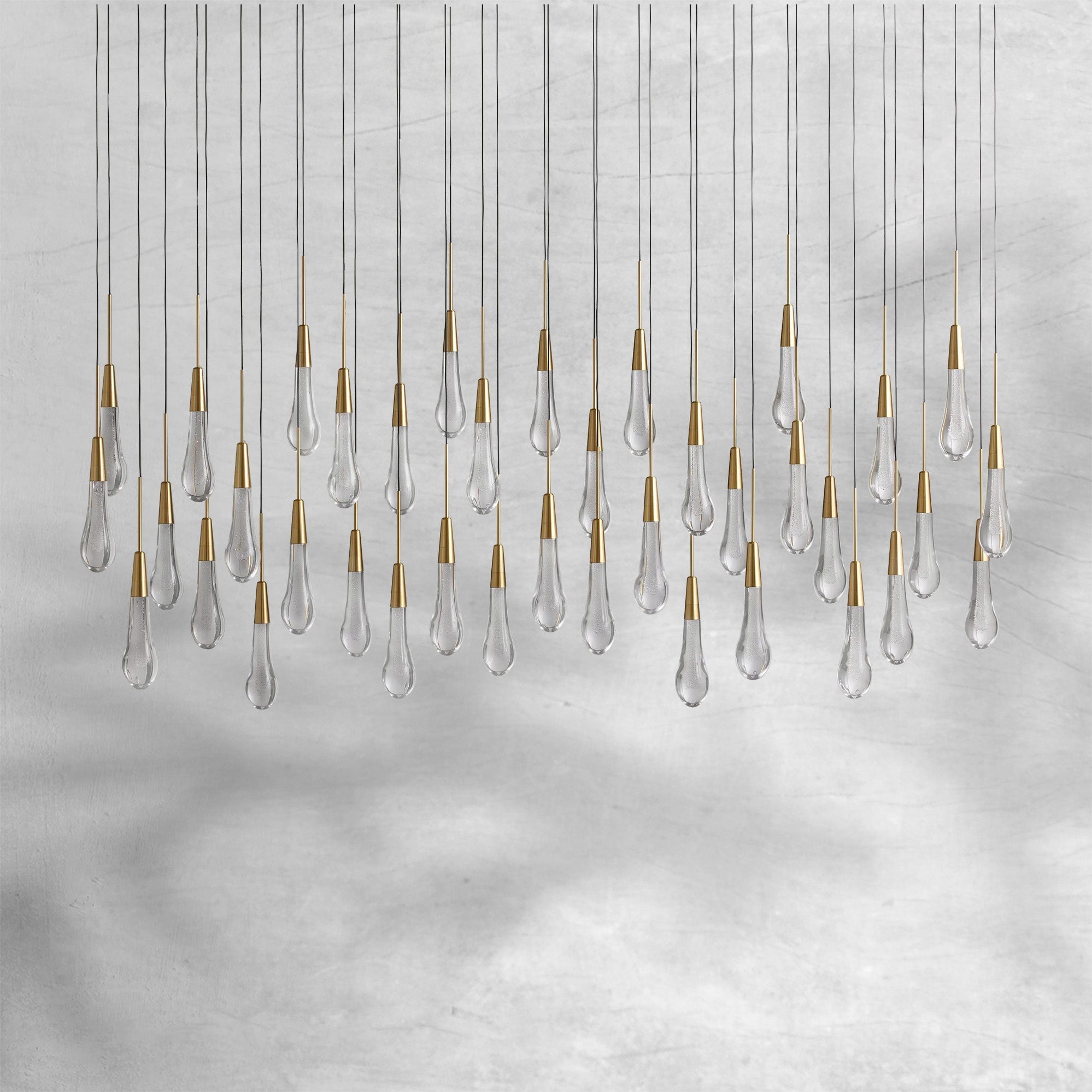 Soltaire Linear Chandelier 37"50"70"87"120"