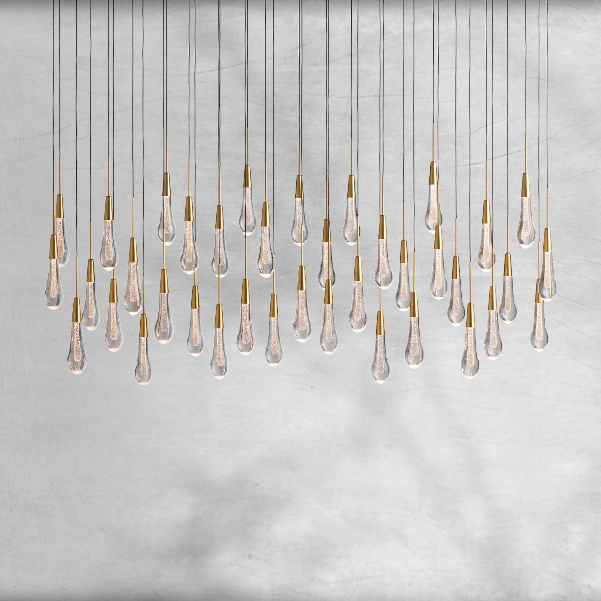 Soltaire Linear Chandelier 37"50"70"87"120"