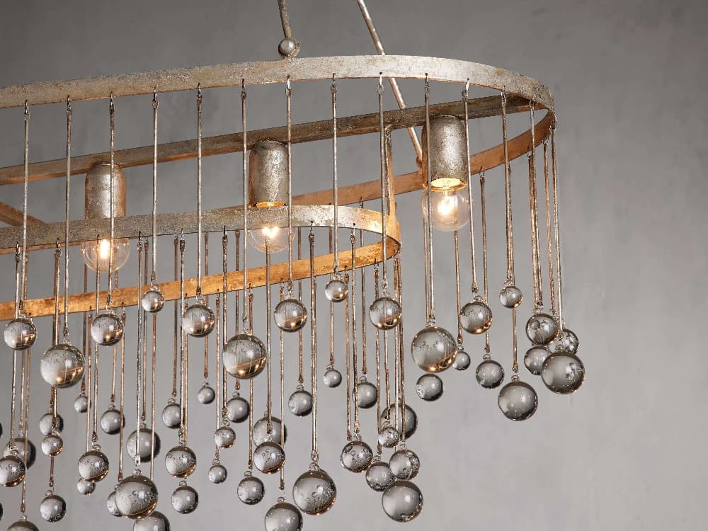 Aubry 7 Light Oval Chandelier
