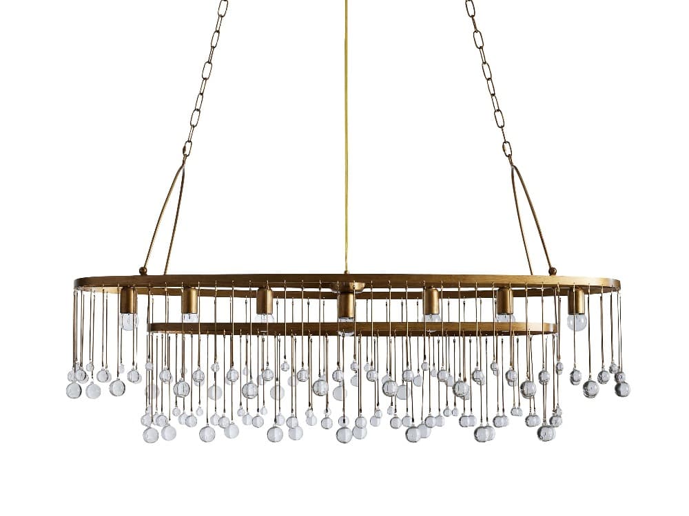 Aubry 7 Light Oval Chandelier