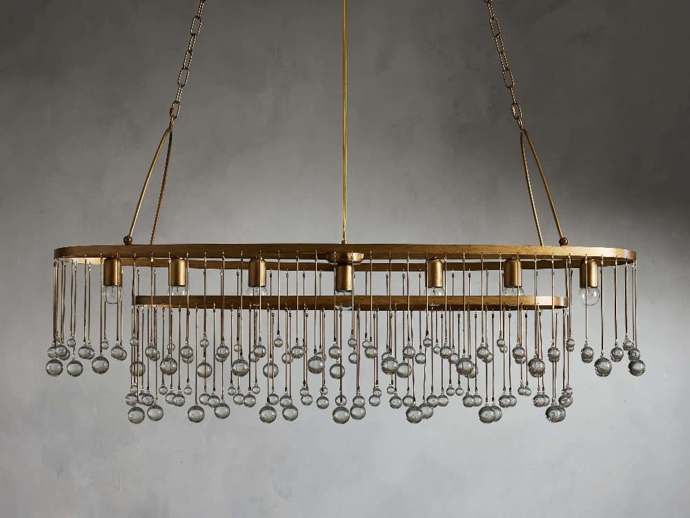 Aubry 7 Light Oval Chandelier