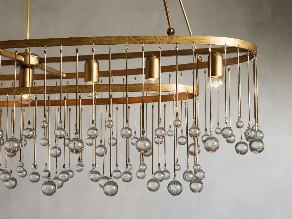 Aubry 7 Light Oval Chandelier