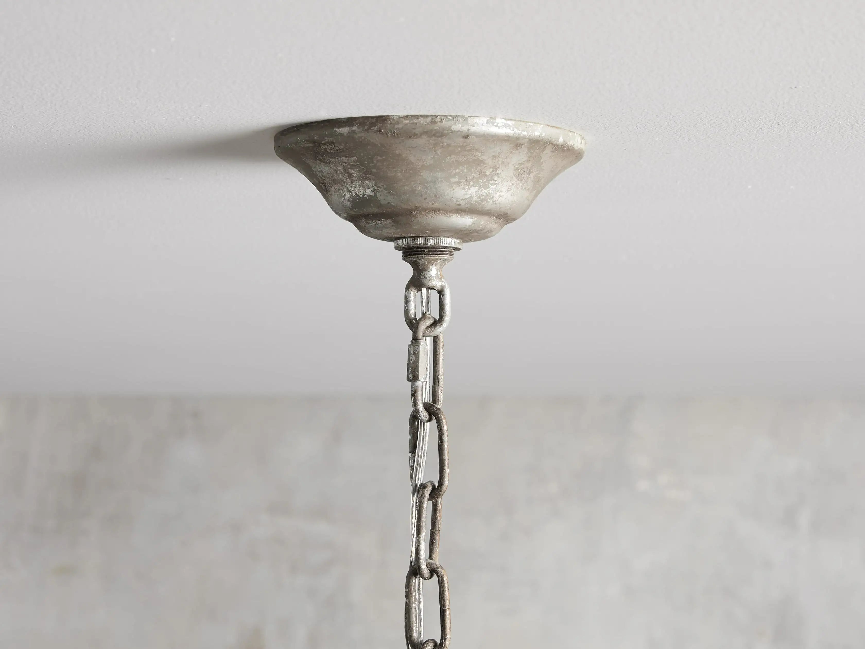 Gothic Viticcio Rectangular Chandelier 52" - Silver