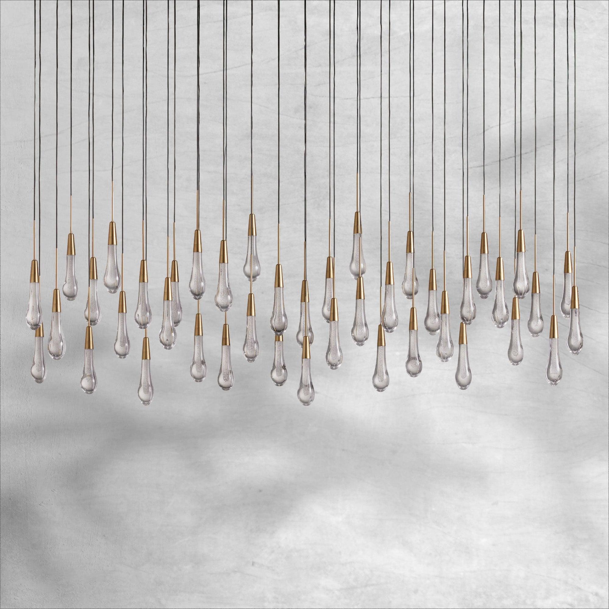 Soltaire Linear Chandelier 37"50"70"87"120"