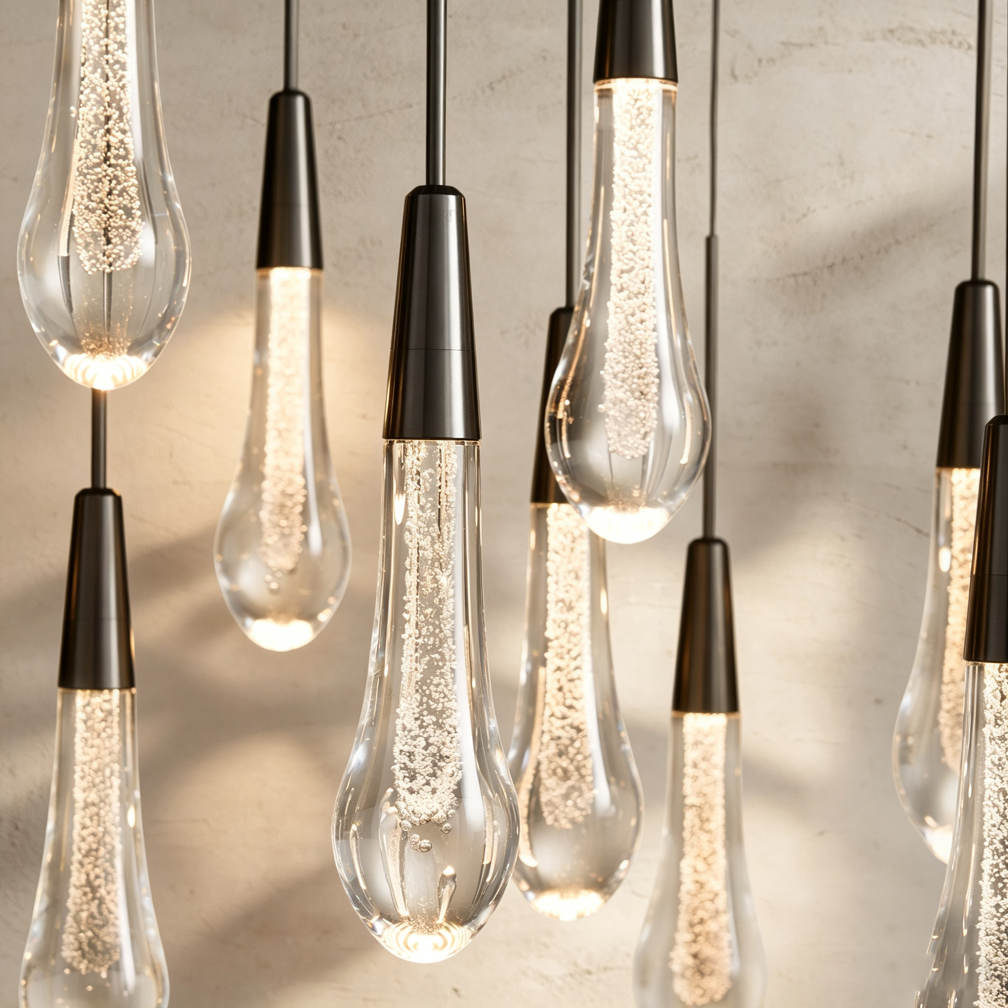 Soltaire Linear Chandelier 37"50"70"
