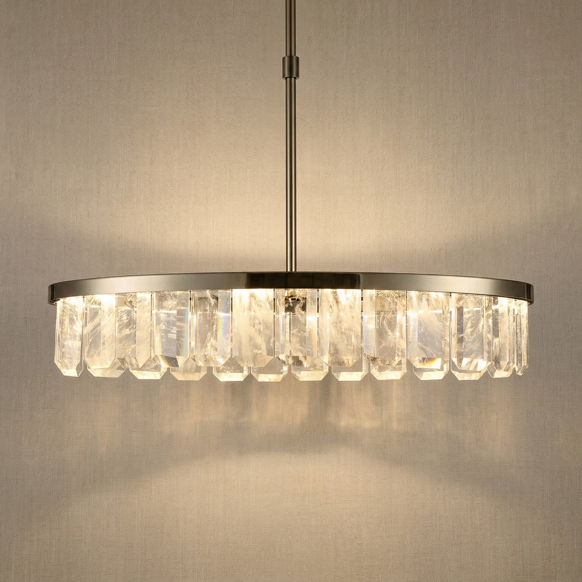 Fenis Linear Crystal Chandelier