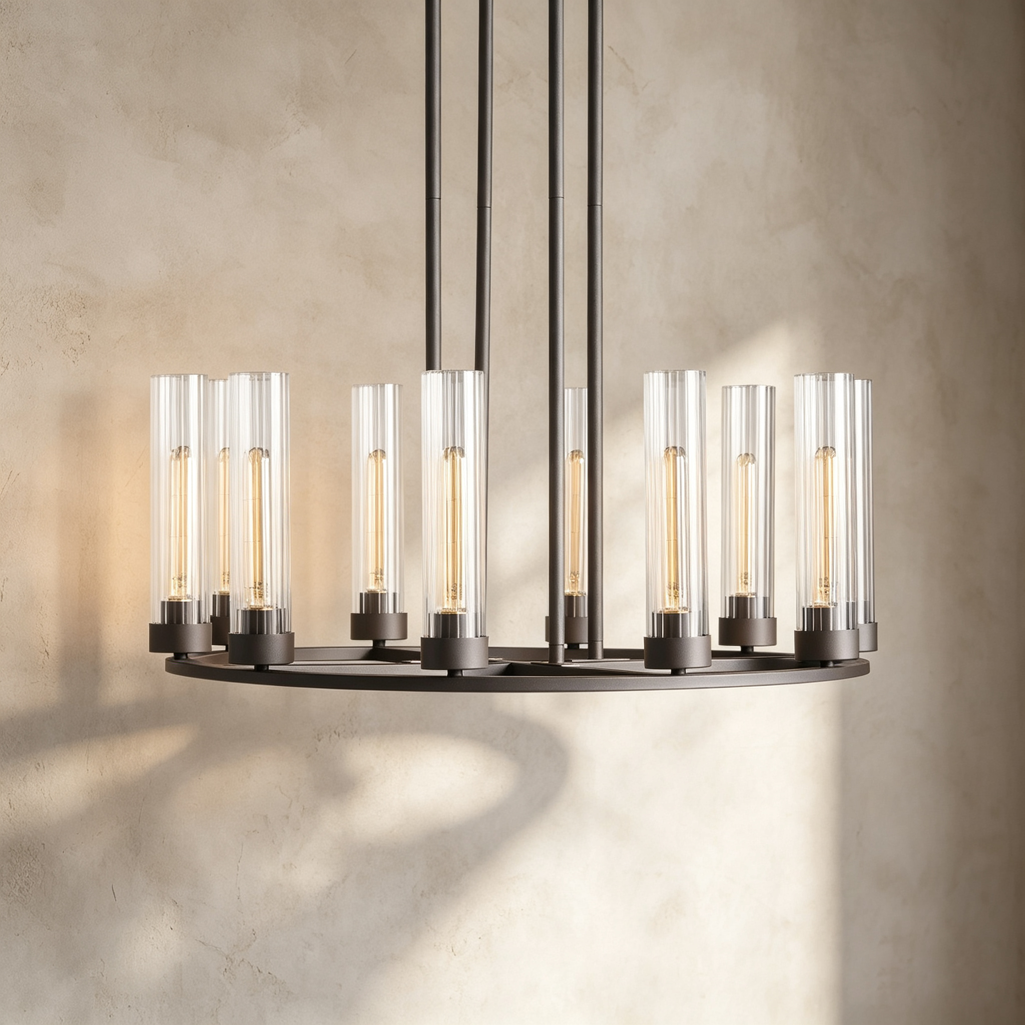 Andreas Round Chandelier 10/12 Light