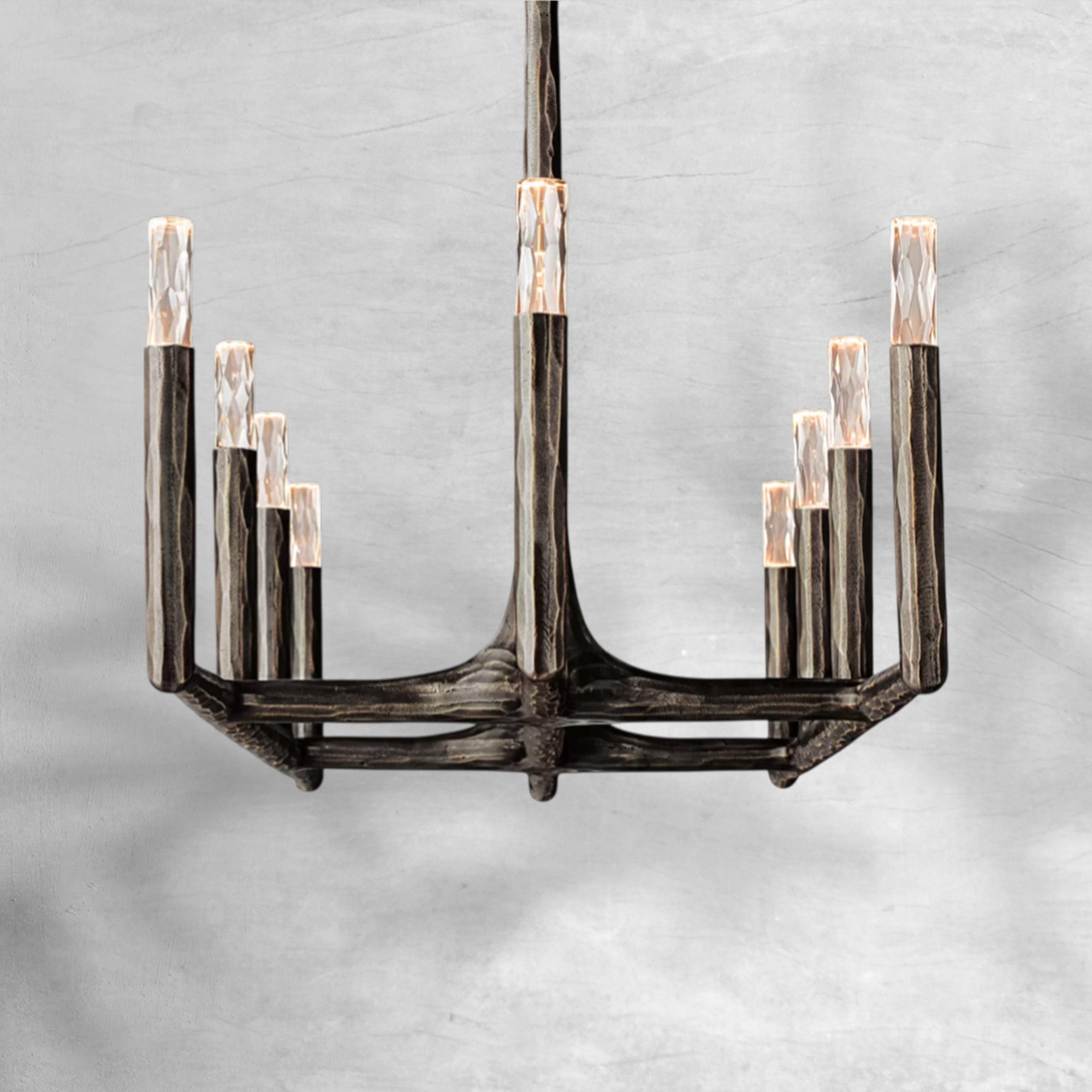 Thalen Forged Linear Chandelier 54" 72" 96"