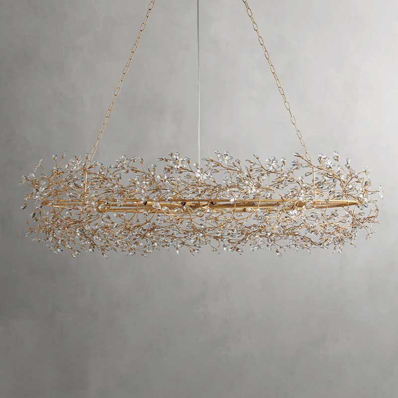 Denise Fiore Oval Chandelier 62", 74"