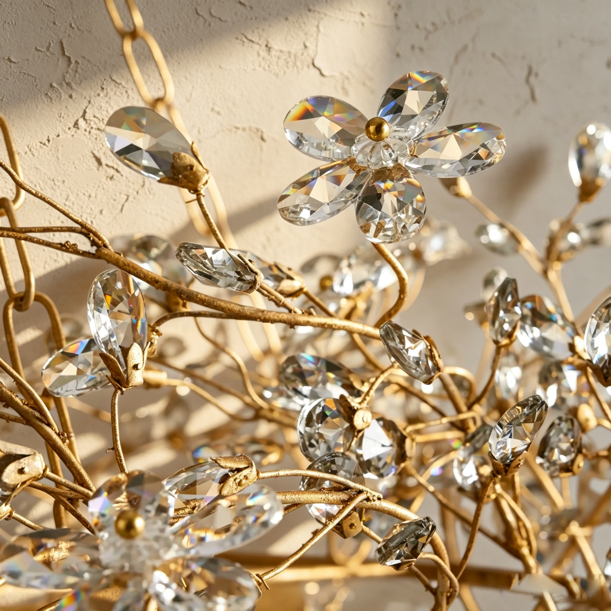 Fiore Crown Chandelier 39" 48" 60"