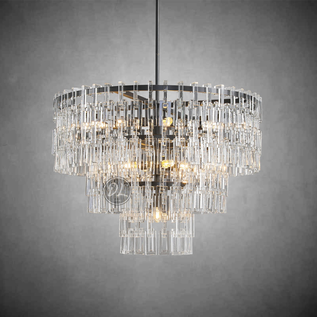 Marige 4-Tier Round Chandelier 48"