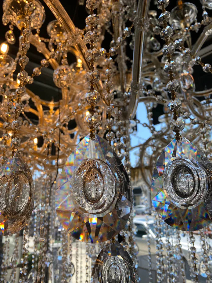 Classic Modern Multi-layers Crystal Chandelier