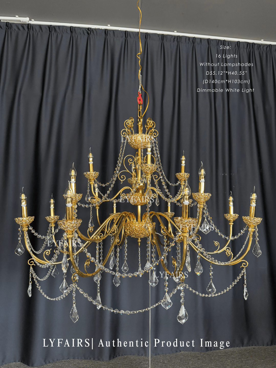 Baroque Revival Crystal Chandelier with Jewelry-Level Craft and Crystals