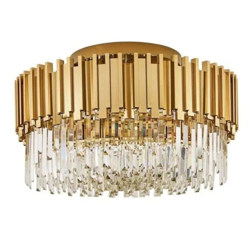 Glacia Flush Mount Chandelier for bedroom/living room