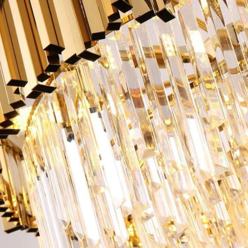 Glacia Flush Mount Chandelier for bedroom/living room