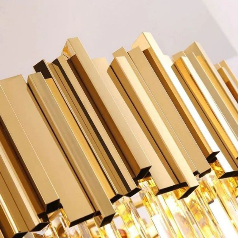 Glacia Flush Mount Chandelier for bedroom/living room