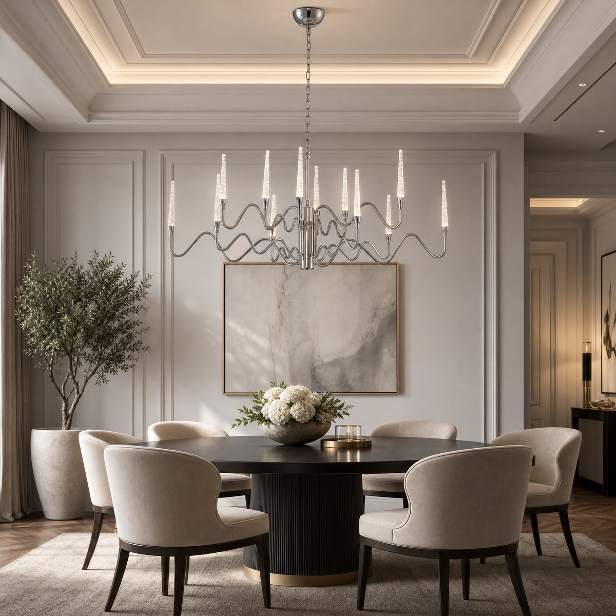 Orien Modern Oval Chandelier 47.2"L