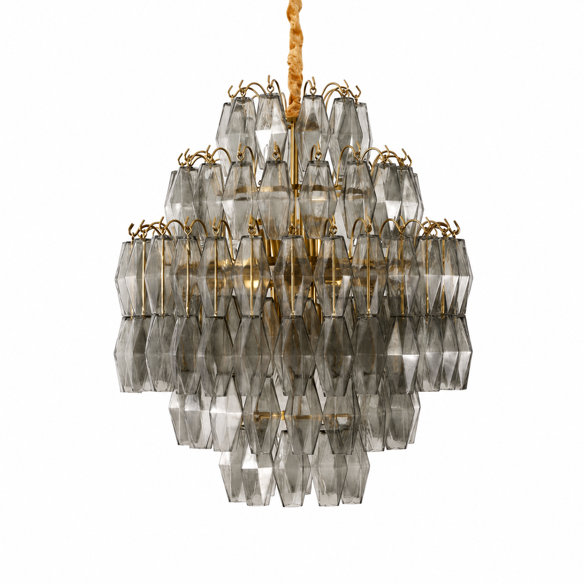 Living/Dining Room Chandelier – Artisan Murano Style Virelle Cascade