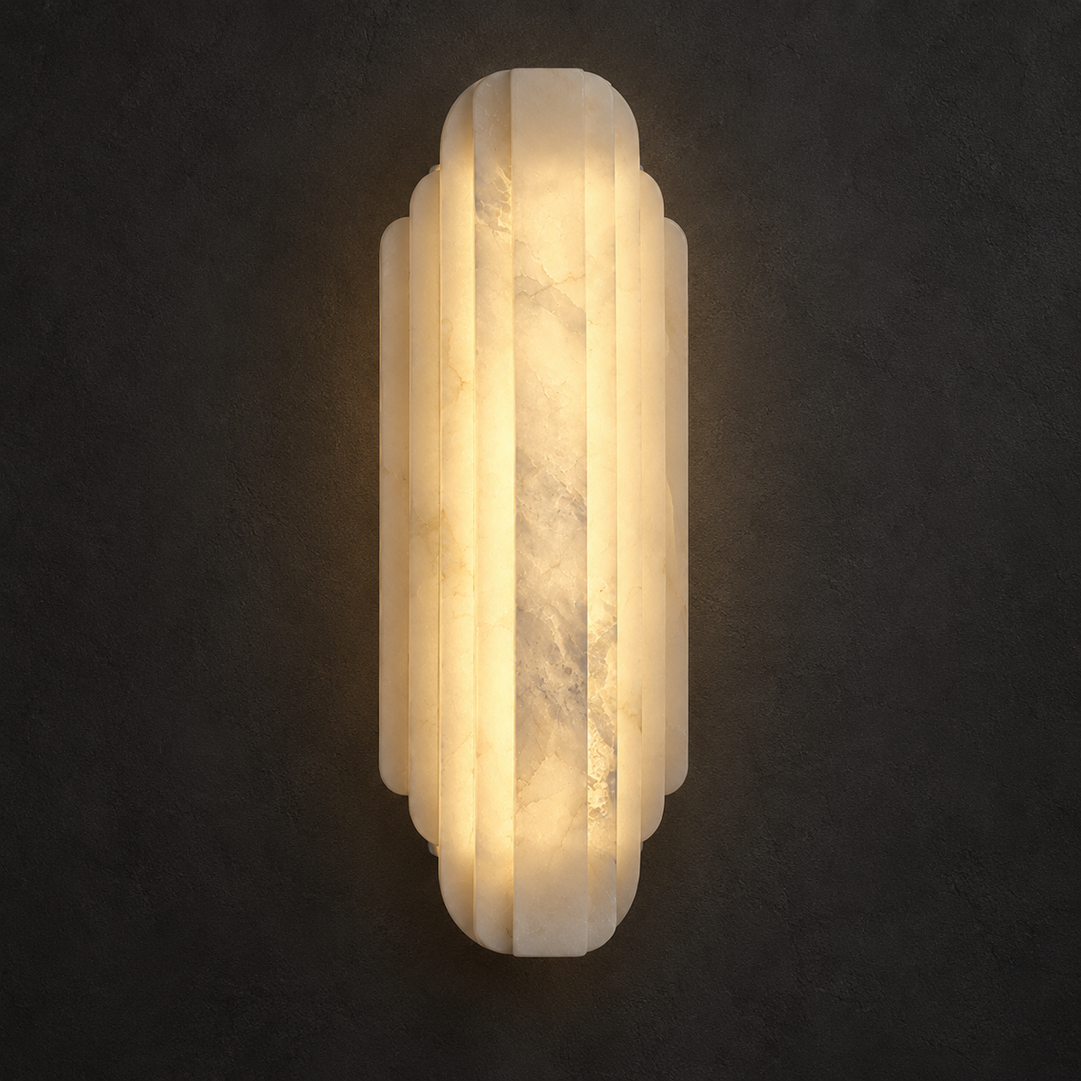 Living Room Wall Sconce | Spanish Alabaster Art Deco | Arcelis