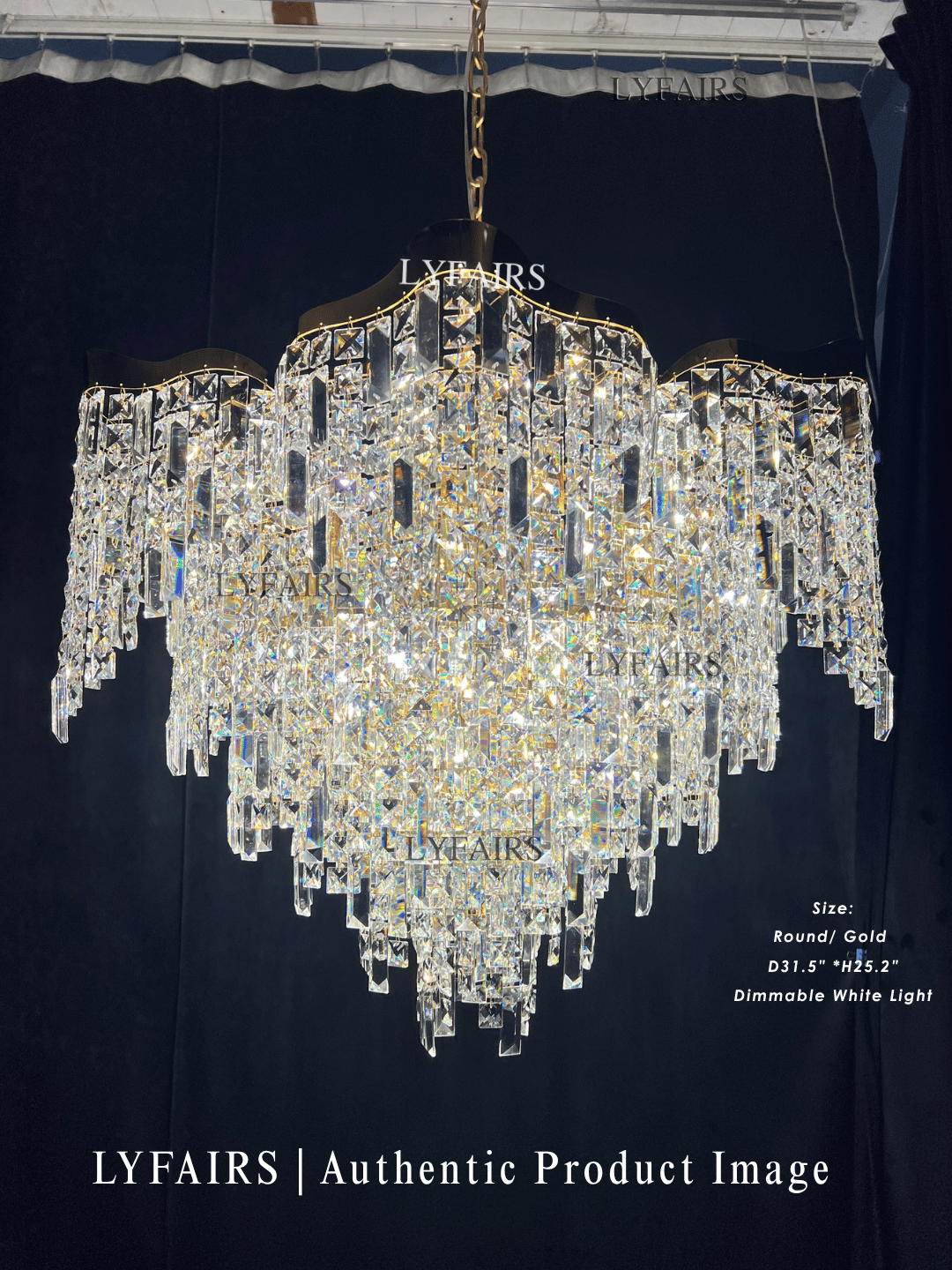 Crystal Tassel Chandelier Set For Living Room/Dining Room/Bedroom