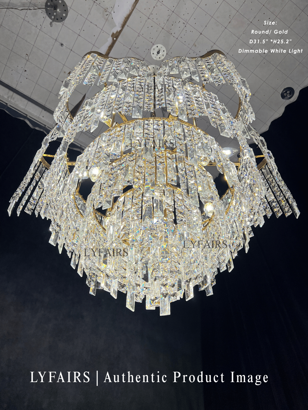Crystal Tassel Chandelier Set For Living Room/Dining Room/Bedroom
