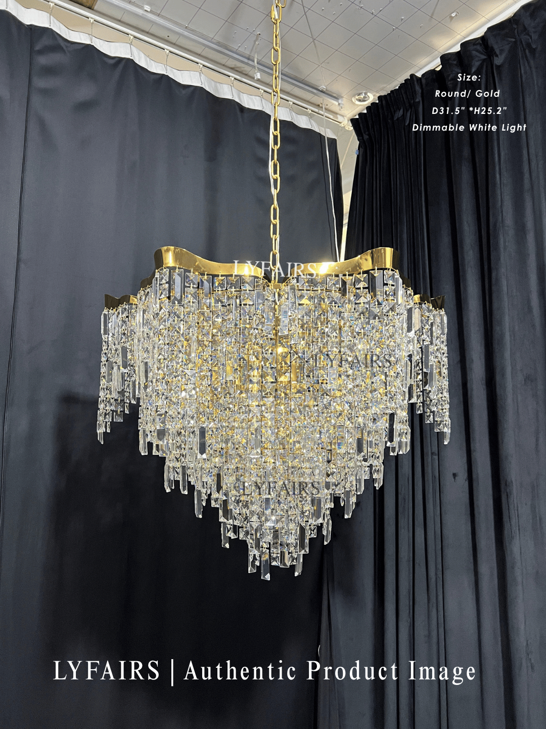 Crystal Tassel Chandelier Set For Living Room/Dining Room/Bedroom
