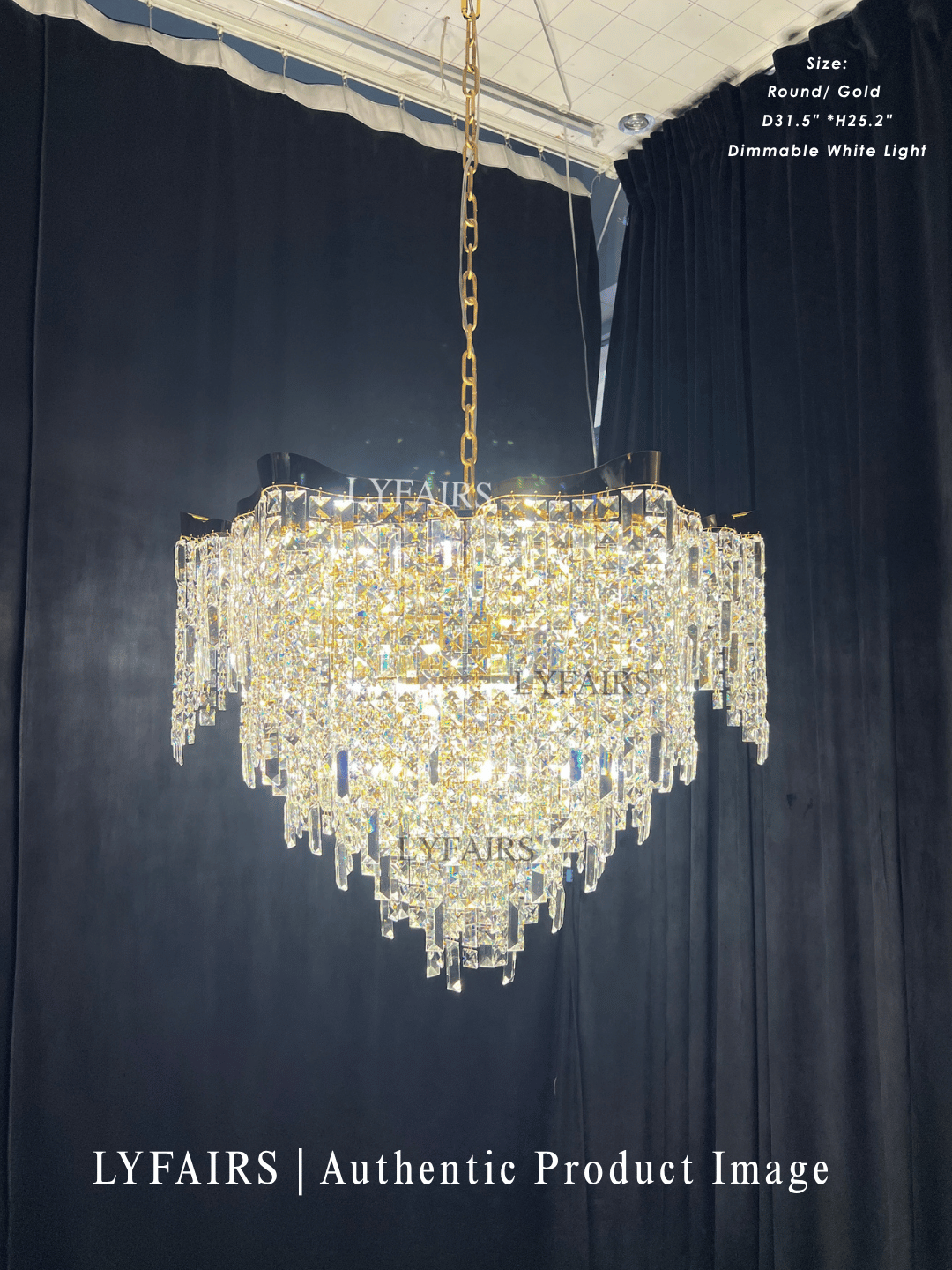 Crystal Tassel Chandelier Set For Living Room/Dining Room/Bedroom