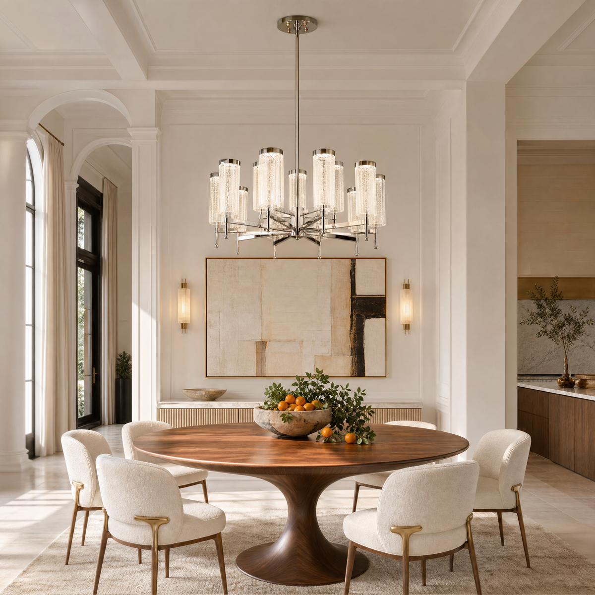 Taeen Modern Sculptural Ring Chandelier