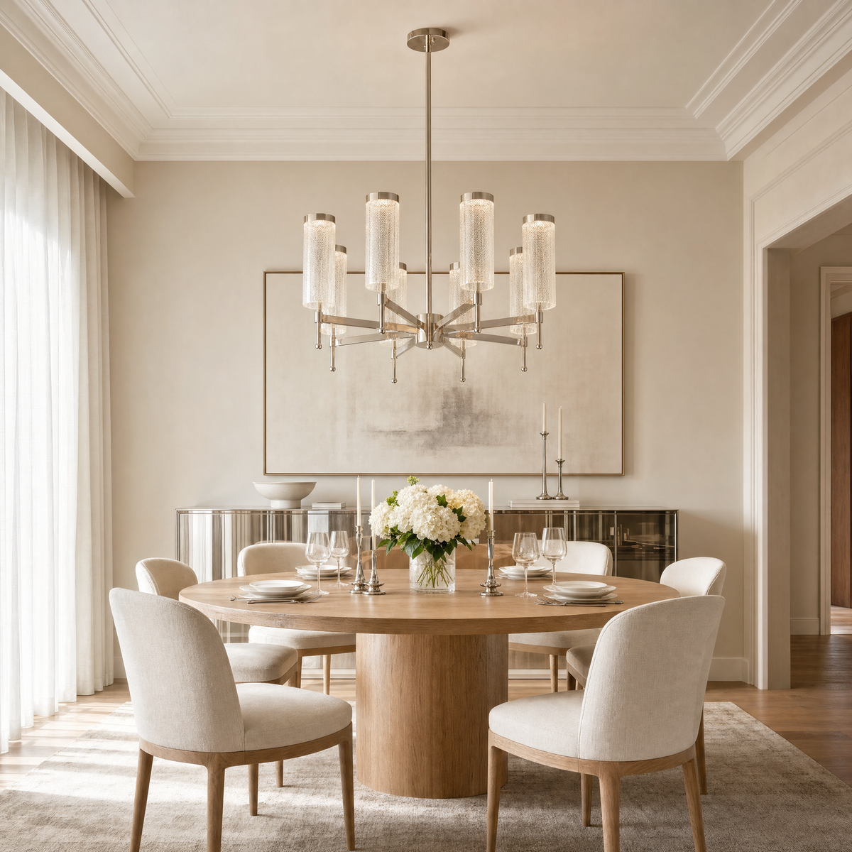 Taeen Modern Sculptural Ring Chandelier