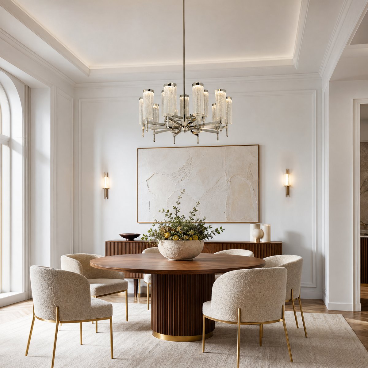 Taeen Modern Sculptural Ring Chandelier