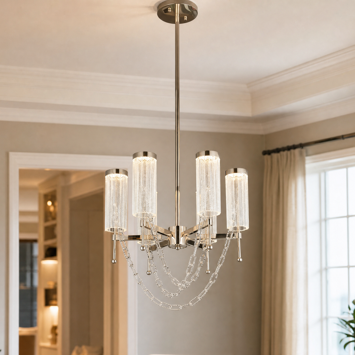 Taeen Modern Sculptural Ring Chandelier