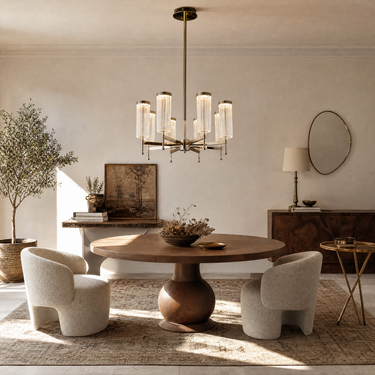 Taeen Modern Sculptural Ring Chandelier