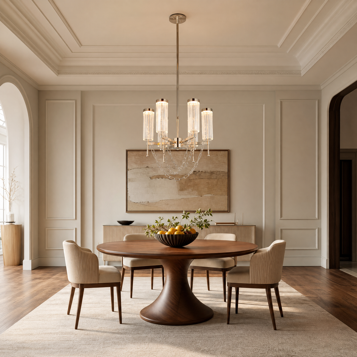 Taeen Modern Sculptural Ring Chandelier