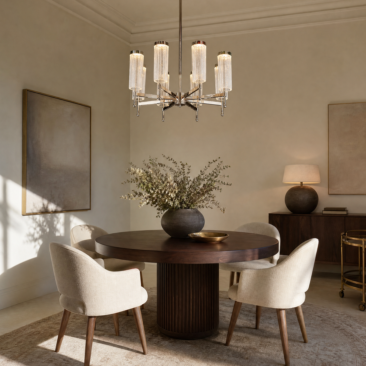 Taeen Modern Sculptural Ring Chandelier